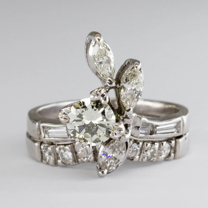 18k White Gold Diamond Ring | 0.64 ct | SZ 6.25